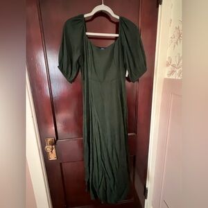NWT Elegant Green Maxi Dress